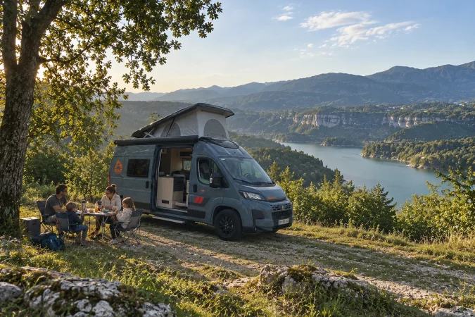 15 jours en van depuis Troyes entre Jura et Alpes
