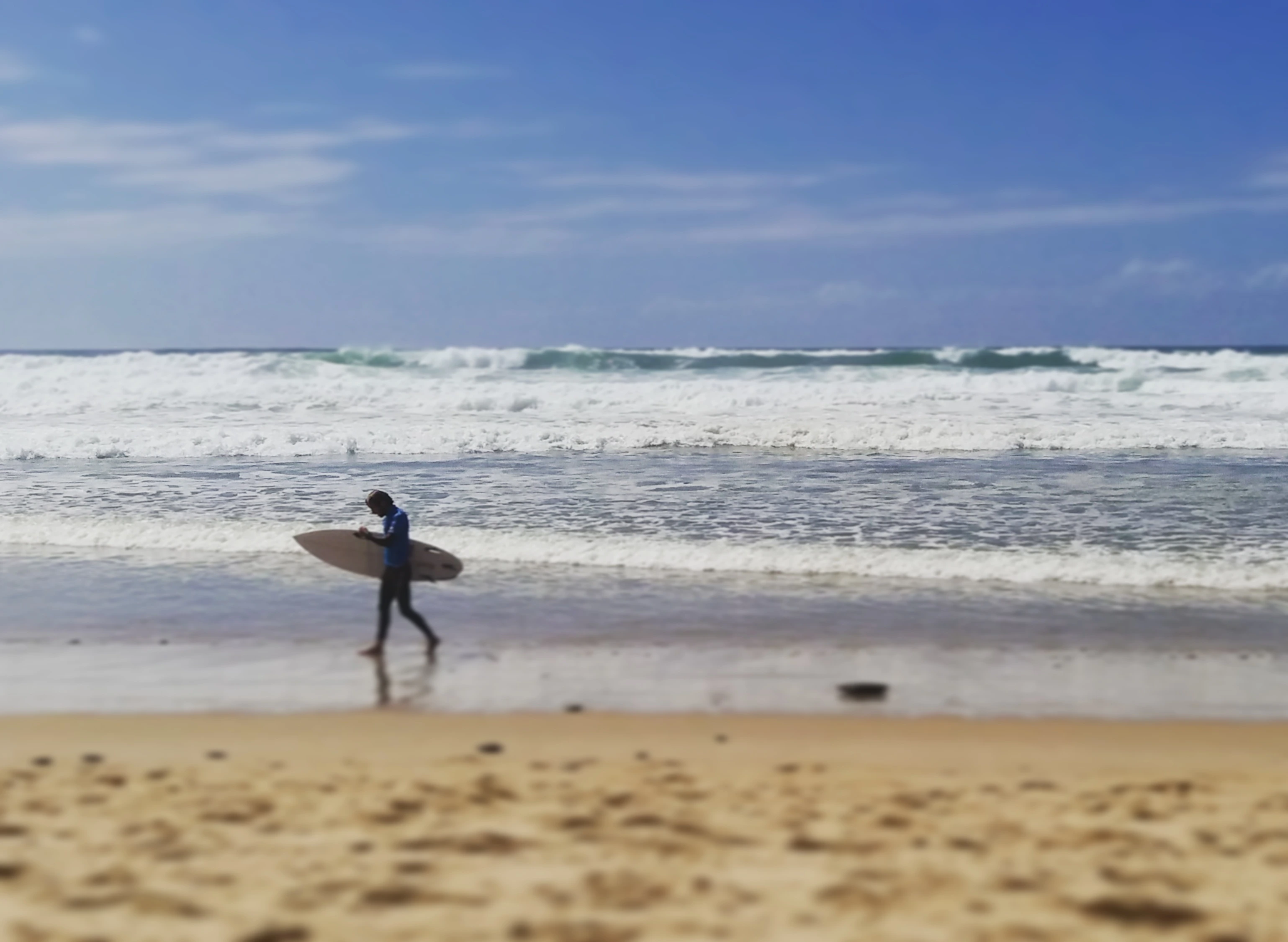 Lacanau Océan plage surf et forêt de pins pendant un road trip en van