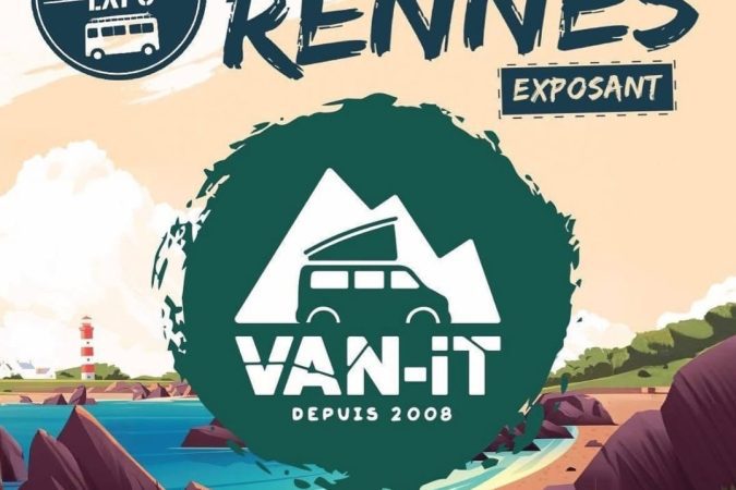 Logo van-it pour la vanlife expo de rennes
